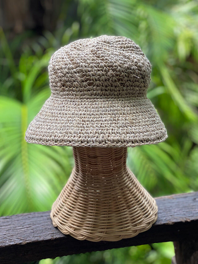 帽子材料　シゾールアジロ編み　キャペリン２枚 帽子材料 シゾールアジロ編み キャペリン2枚 手芸素材・材料