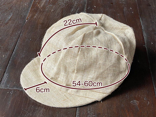 HEMP100% 手織り キャスケット