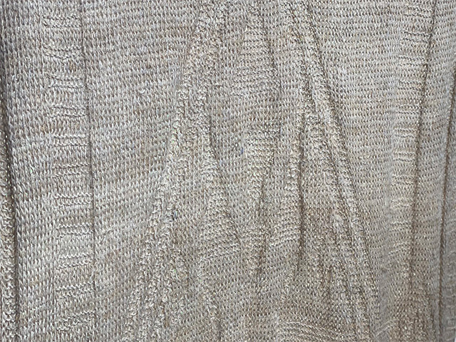 HEMP100% ニット 手編み 大判 ショール