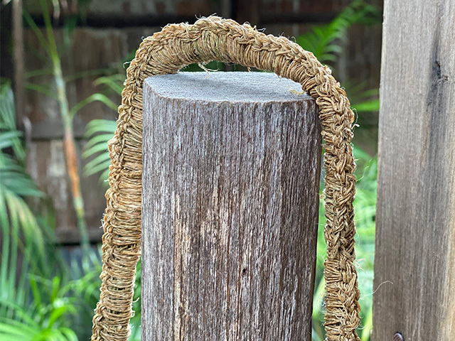 HEMP100% 手編み バッグ