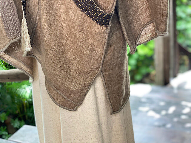 HEMP100% 手織り ジャケット・草木染め【パヤカ オンラインショップ】