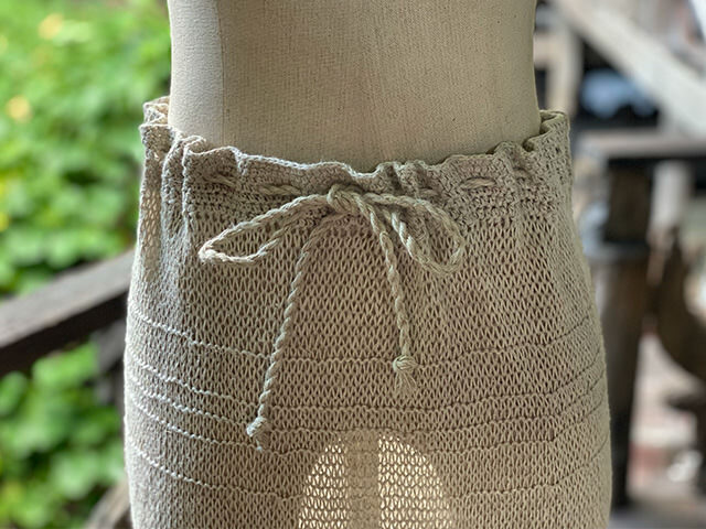 HEMP100% ニット 手編み ロングスカート