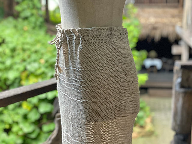 HEMP100% ニット 手編み ロングスカート