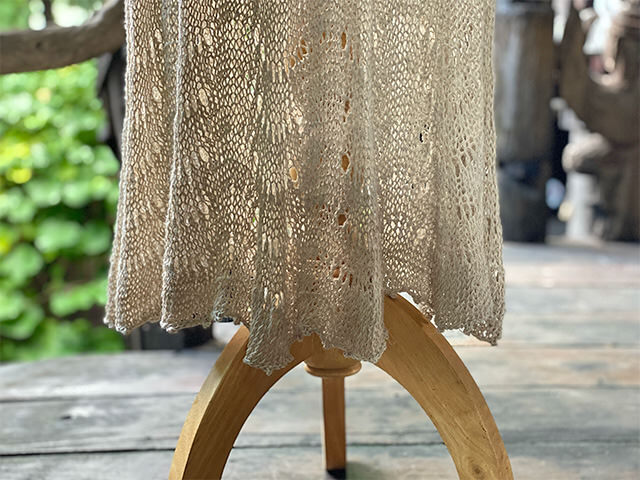 HEMP100% ニット 手編み ロングスカート