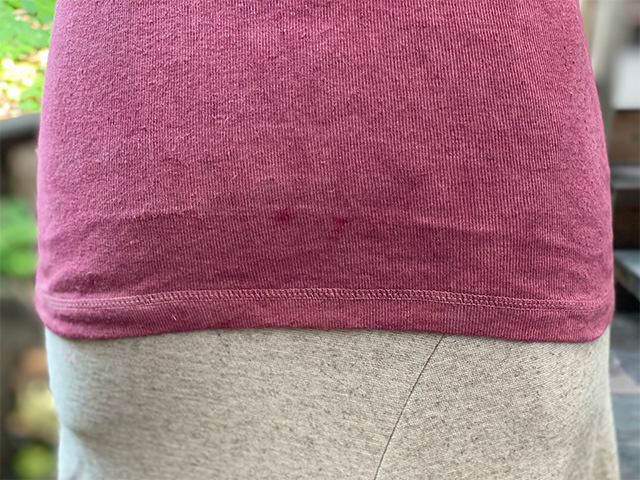 ヘンプコットン リブ タンクトップ・きなり