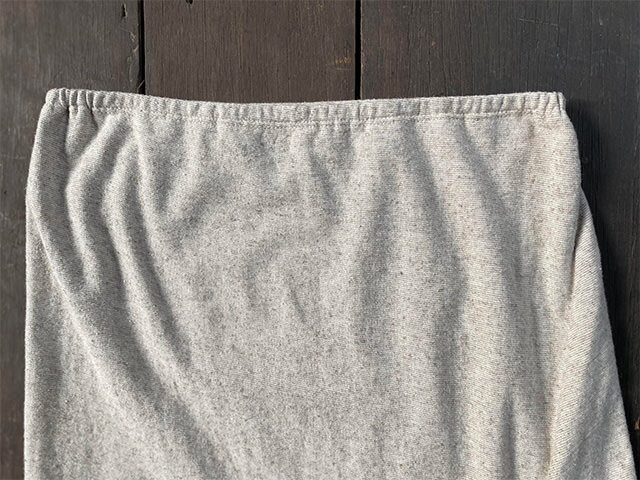 asana ヘンプコットン 厚手 マーメイド スカート・きなり