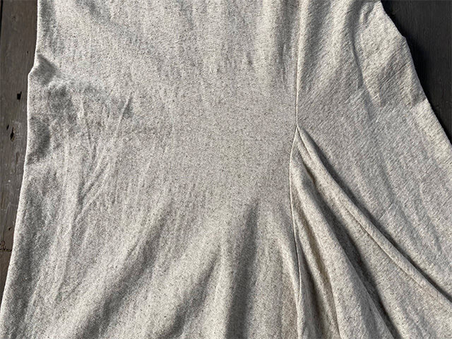 asana ヘンプコットン 厚手 マーメイド スカート・きなり