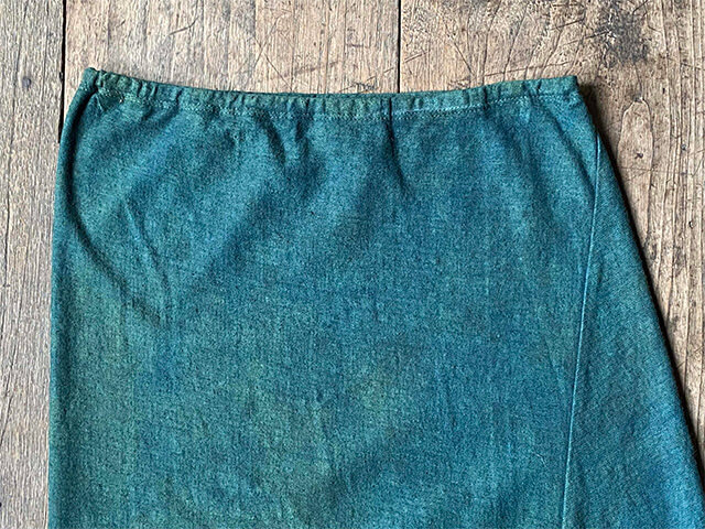 asana ヘンプコットン 厚手 マーメイド スカート・きなり