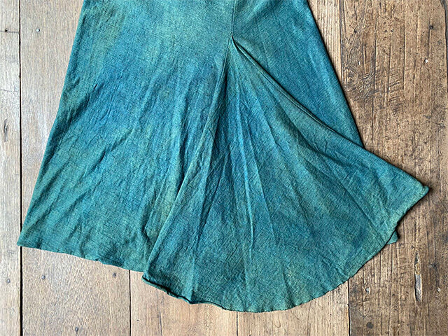 asana ヘンプコットン 厚手 マーメイド スカート・きなり