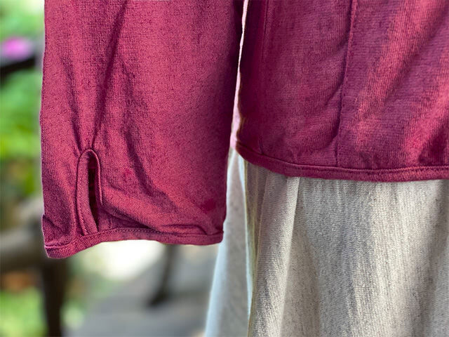 asana x chewin'bacco ヘンプコットン 厚手 パーカー・草木染め