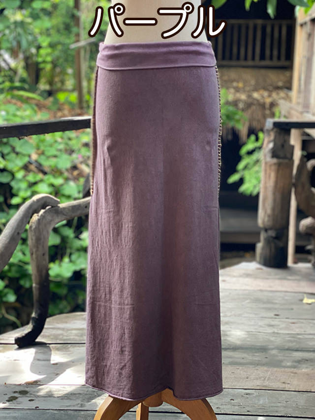 パヤカPayaka asana ヘンプコットンふかふかサイドスリットスカート パヤカPayaka asana ヘンプコットンふかふかサイドスリット