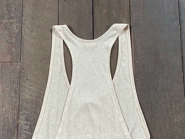 asana ヘンプコットン 薄手 オーバーオール・きなり