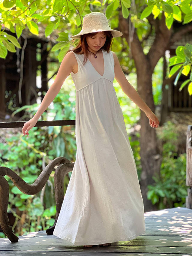 HANA YAGI / ヤギハナ | ハンドペイント ワンピース |（デザイナー八木  