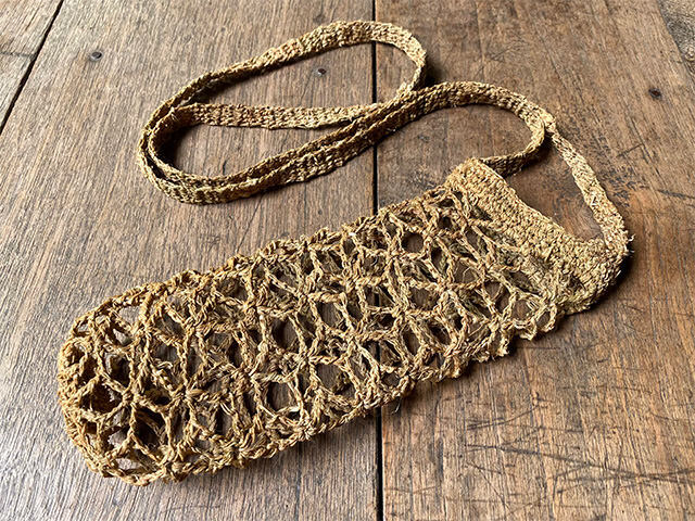 Karma HEMP100% 手編み 水筒入れ