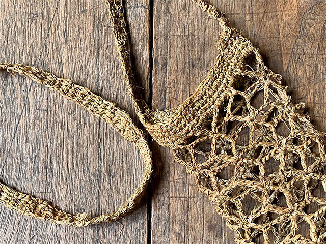 Karma HEMP100% 手編み 水筒入れ