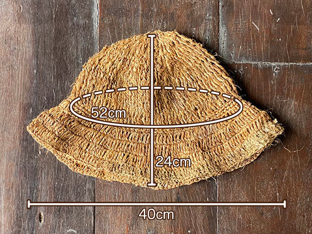 Karma HEMP100% 手編み 帽子