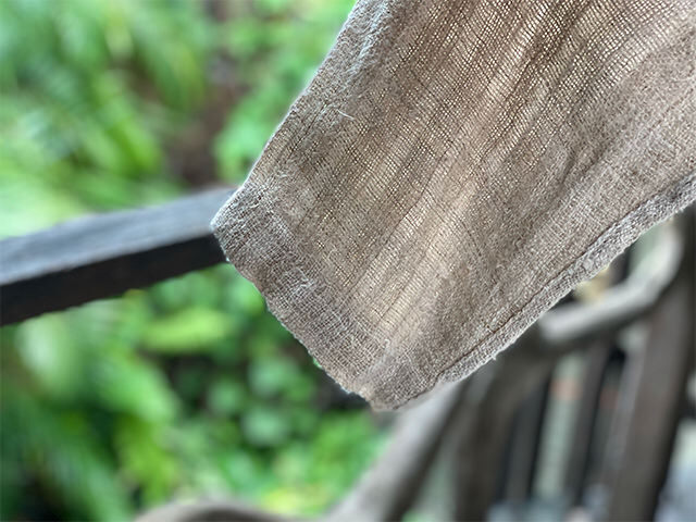 Karma HEMP100% 手織り ロングスリーブ シャツ