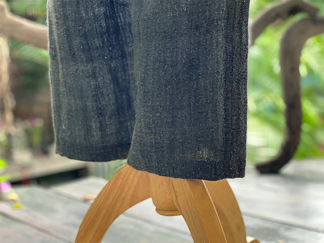 Karma HEMP100% 手織り パンツ・草木染め