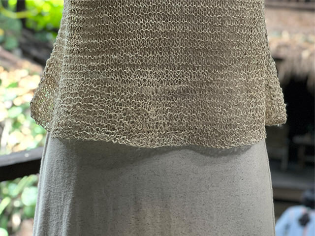 Karma HEMP100% 手編み キャミソール