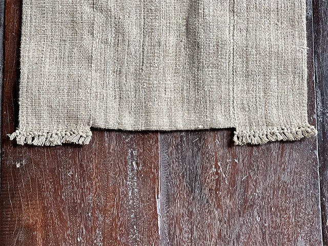 Karma HEMP100% 手織り手縫い ショルダーバッグ・手刺繍