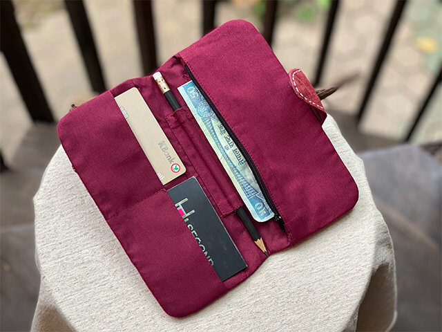 HEMP 手刺繍 _財布