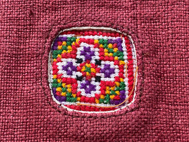 HEMP 手刺繍 _財布