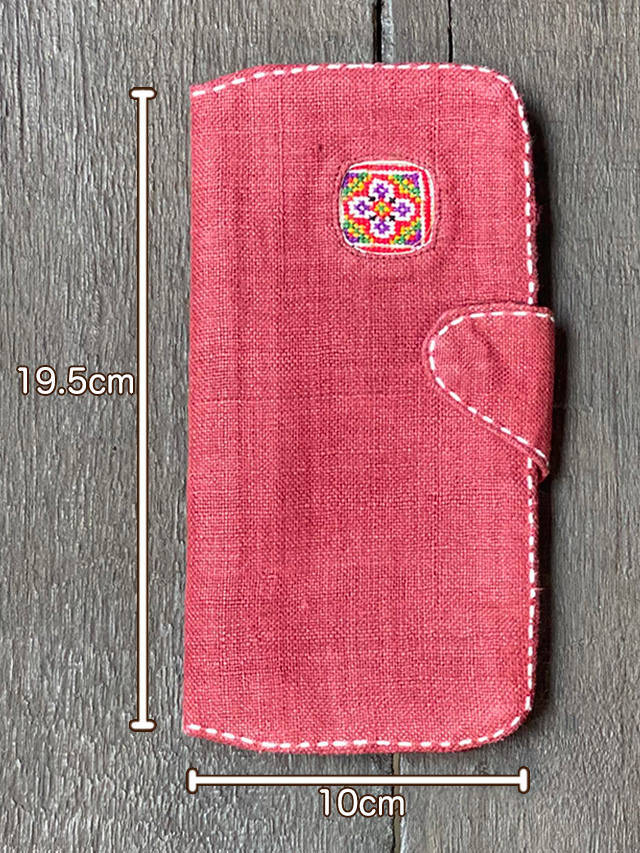HEMP 手刺繍 _財布