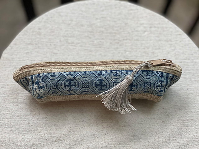 HEMP インディゴ抜染 ペンケース