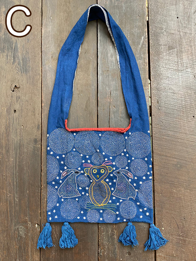 ハンドメイド手刺繍バッグ レンテン族 手刺繍 バッグ【パヤカ オンラインショップ】