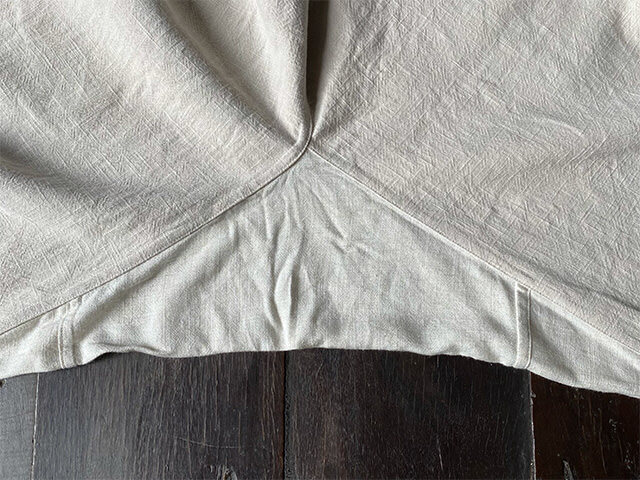 asana HEMP100% 厚手 作務衣 パンツ・きなり