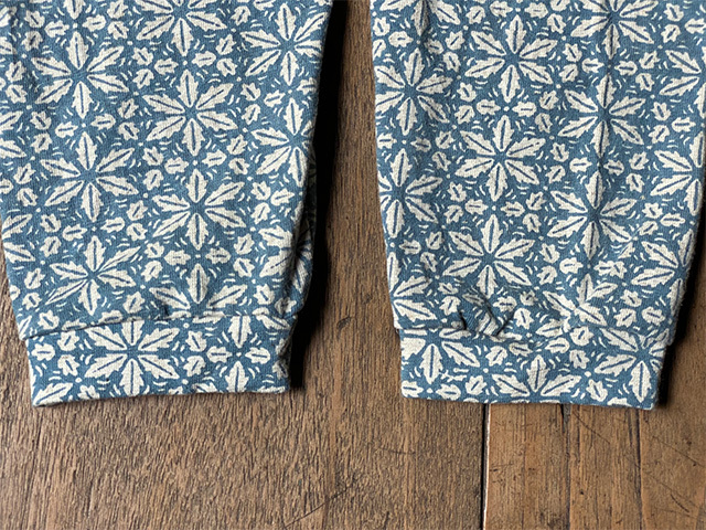 asana ヘンプコットン 厚手 麻柄プリント インナーパンツ