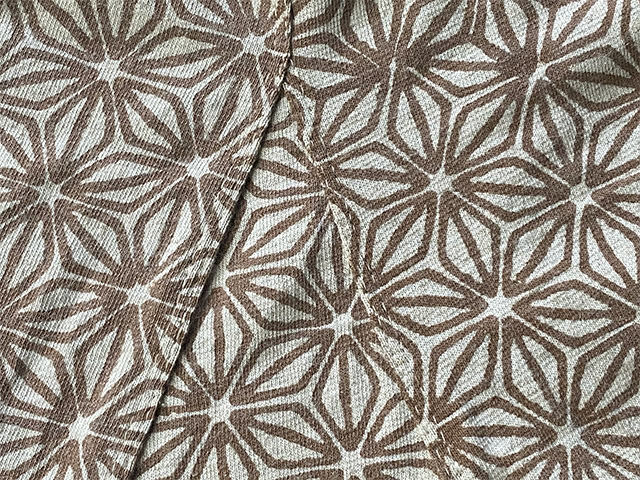 asana ヘンプコットン 厚手 麻柄プリント インナーパンツ