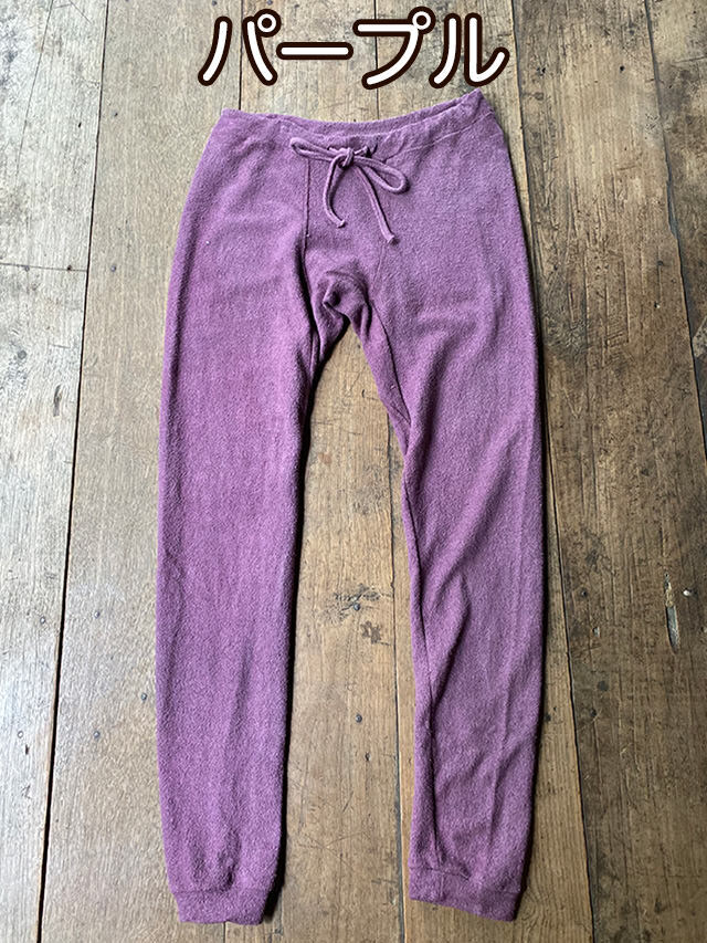 asana ヘンプコットン ふかふか スウェット インナー パンツ asana ヘンプコットン スウェット インナー パンツ・きなり