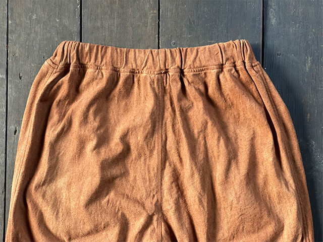 asana ヘンプコットン 厚手 ジャージ パンツ・草木染め