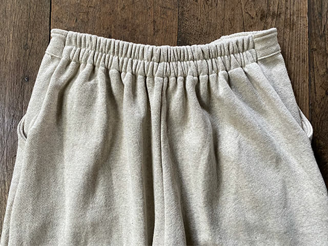 asana ヘンプコットン ふかふか パンツ・きなり