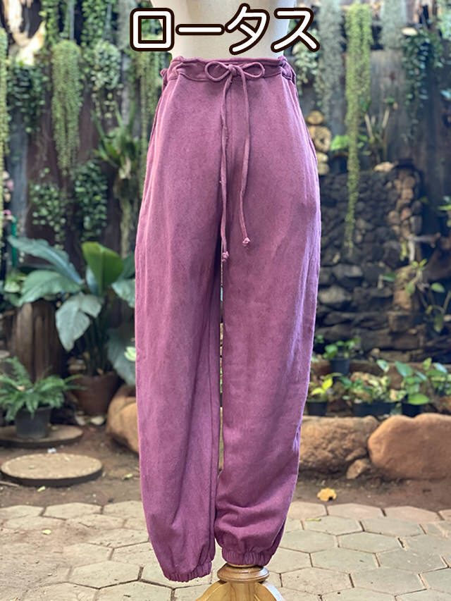 パンツ PAYAKA asana asana ヘンプコットン ふかふか パンツ・きなり【パヤカ