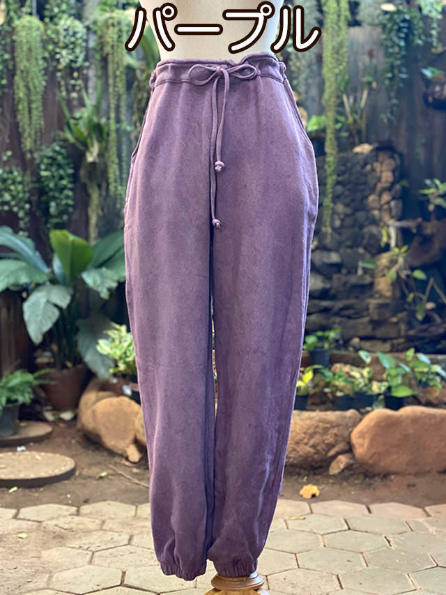 asana ヘンプコットン ふかふか パンツ・草木染め【パヤカ