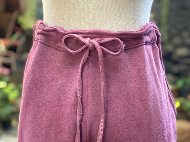 asana ヘンプコットン ふかふか パンツ・草木染め 
