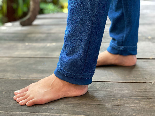 asana ヘンプコットン ふかふか スウェット パンツ・草木染め