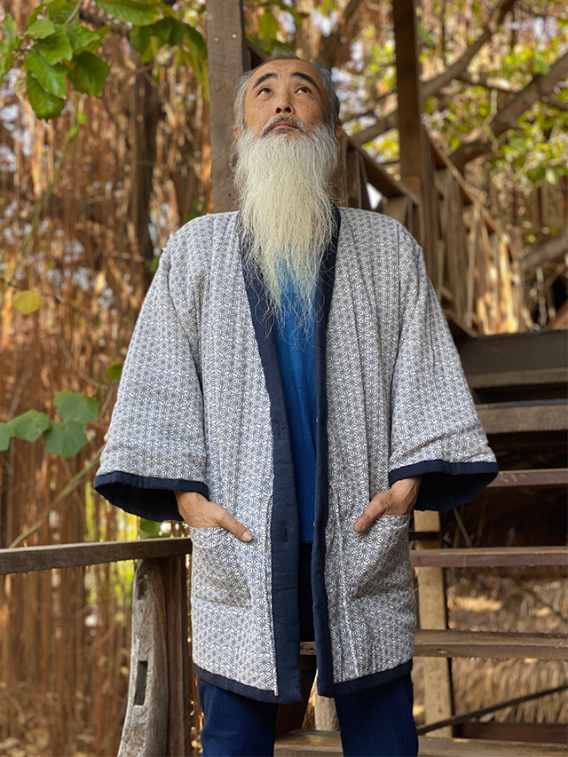 古布印半纏ボトルネックジャケット 古布リメイク藍染印半纏ボトルネックジャケット 楽天市場】藍染 半纏の