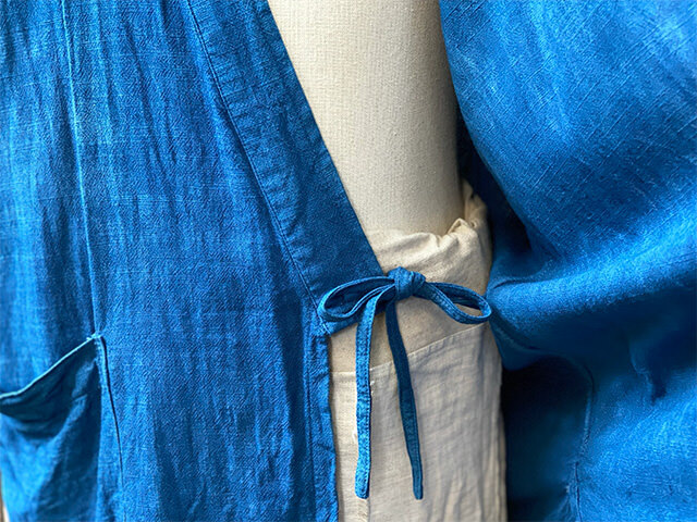 asana HEMP100% NEW テロテロ 作務衣・草木染め