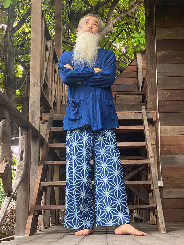 asana HEMP100% NEW テロテロ 作務衣・草木染め【パヤカ オンライン