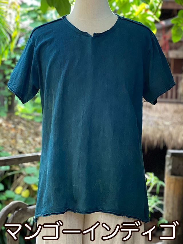 asana ヘンプコットン NEW メンズ Tee・草木染め【パヤカ