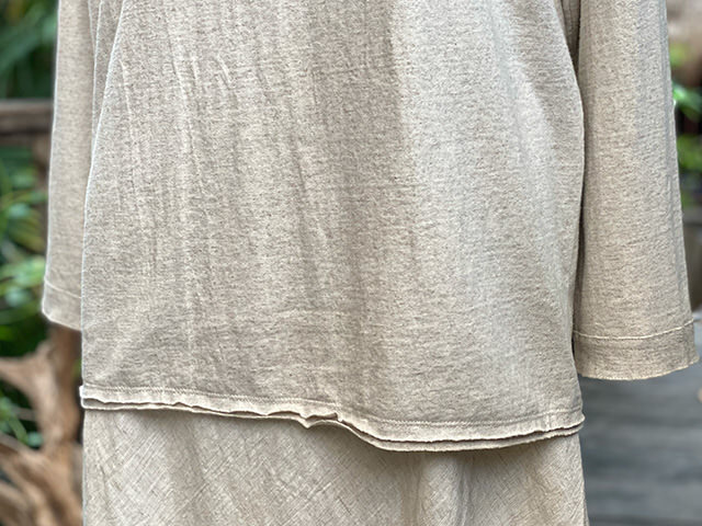 asana ヘンプコットン 厚手 NEW ロングスリーブ・きなり