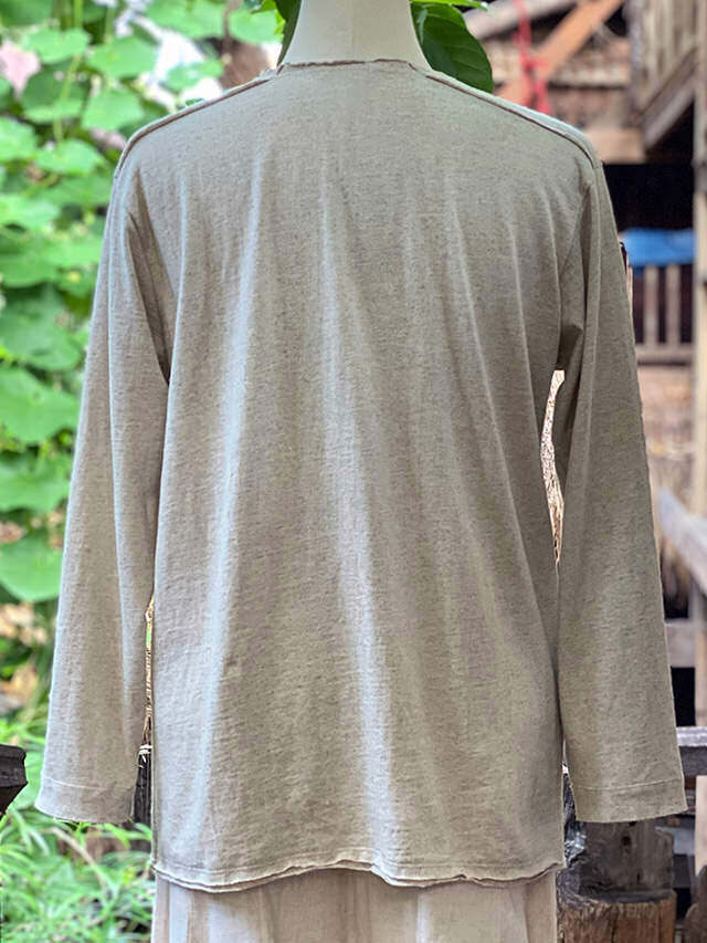 asana ヘンプコットン 厚手 NEW ロングスリーブ・きなり【パヤカ