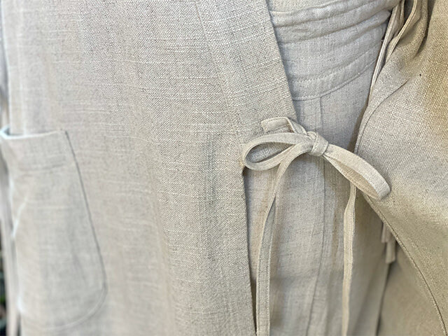 asana HEMP100% 厚手 NEW 作務衣・きなり