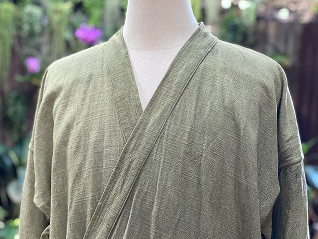 asana HEMP100% 厚手 NEW 作務衣・草木染め