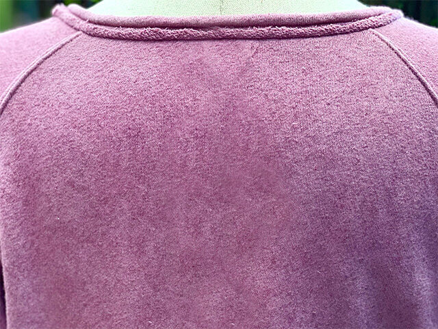 asana ヘンプコットン スウェット あったか ロングスリーブ・草木染め