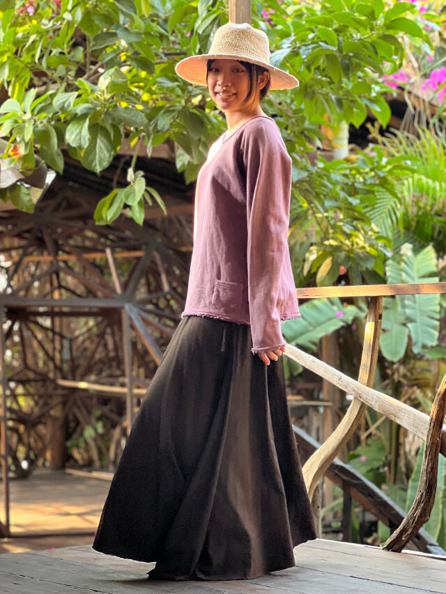 着用5回ほどパヤカasana ☆ヘンプコットン あったか スウェット