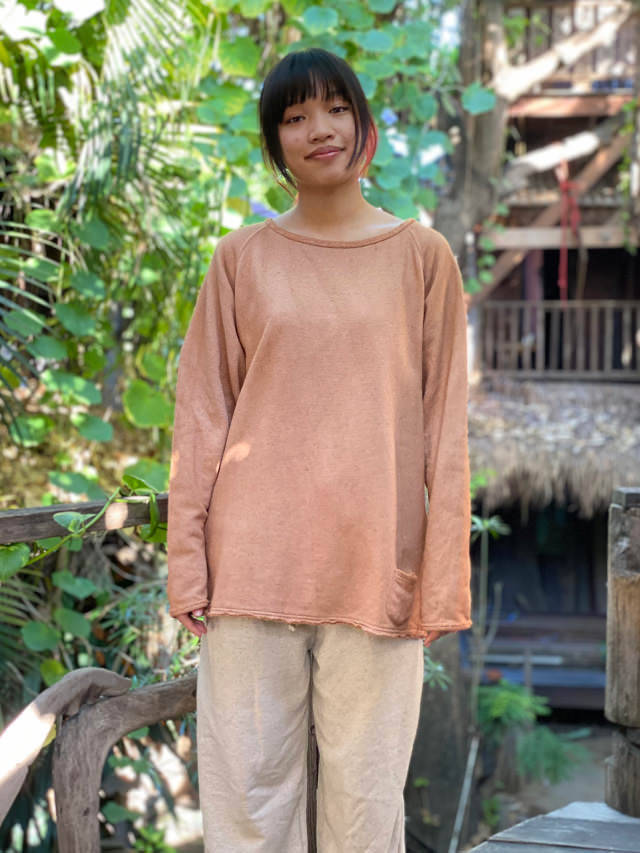 着用5回ほどパヤカasana ☆ヘンプコットン あったか スウェット